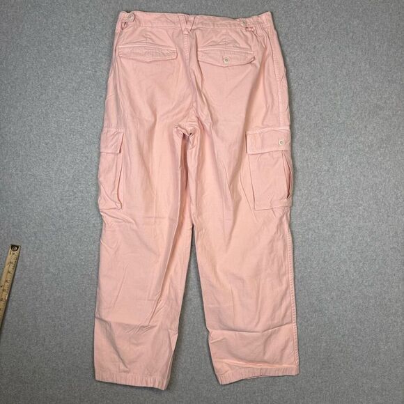 Madewell Women's Size 30 Pink Cargo Ankle Length Pants 29" Inseam - Picture 6 of 8